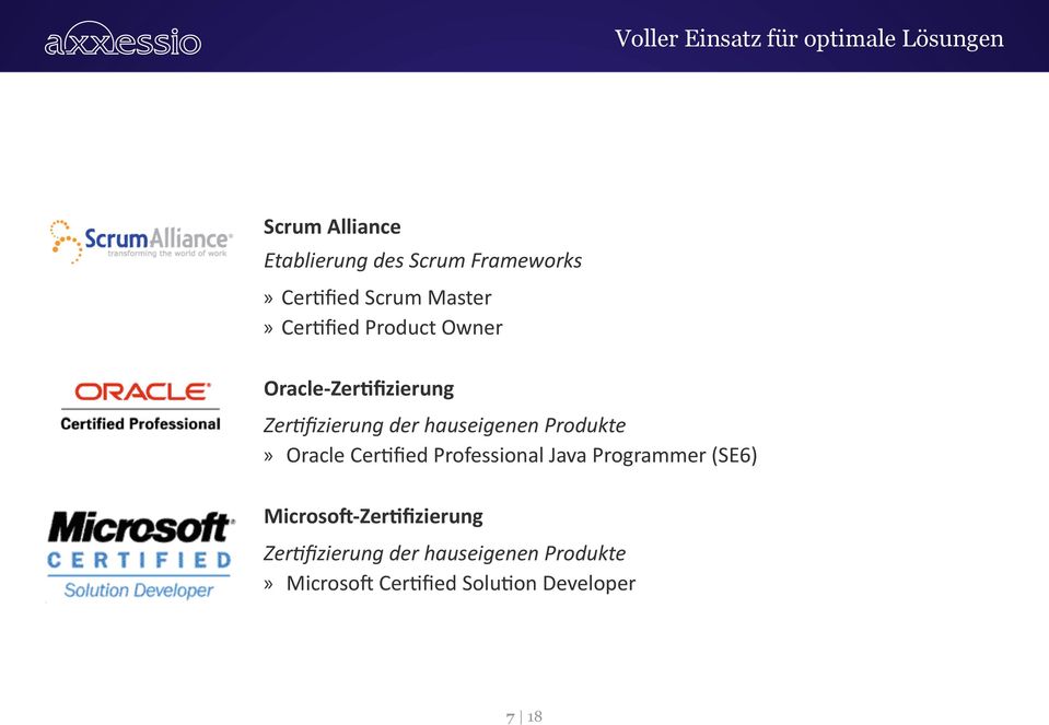 hauseigenen Produkte Oracle Certified Professional Java Programmer (SE6)