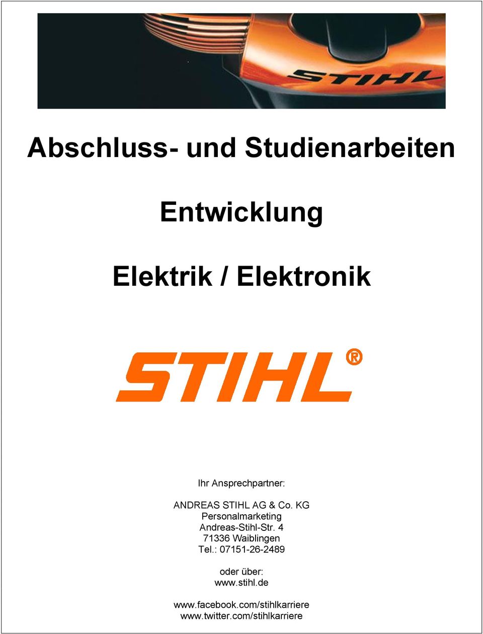 KG Personalmarketing Andreas-Stihl-Str.