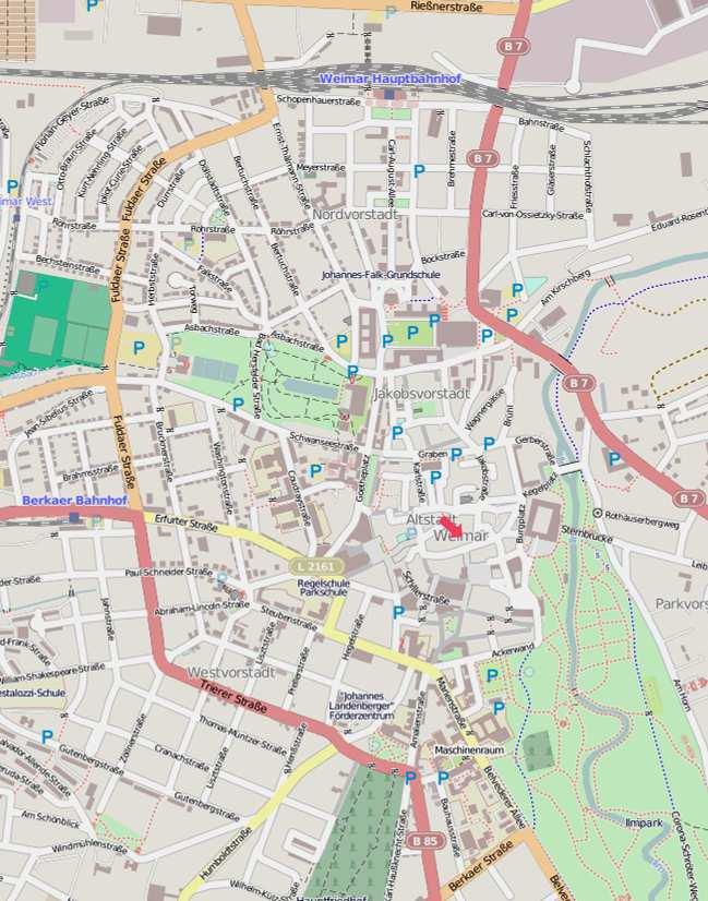 (Karte nach www.openstreetmap.