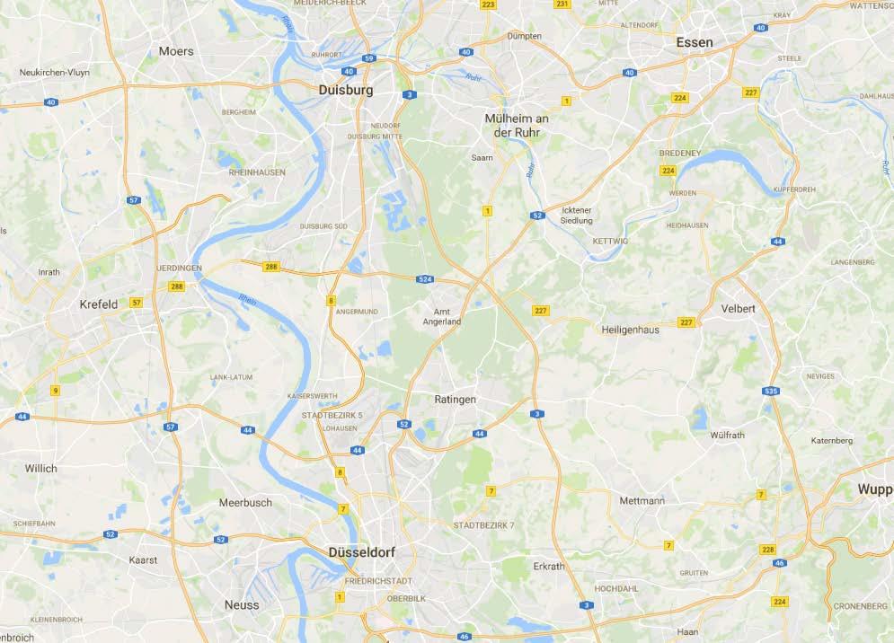 Das Ruhrgebiet DUISBURG Entfernung von Düsseldorf: 28 km Fahrtstrecke: 20 Minuten von Düsseldorf mit dem Auto 28 km 13 Minuten vom