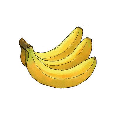 Bananen Bananen bekommen im Kühlschrank braune Flecken. Zimmertemperatur oder etwas kühler ist für die Lagerung von Bananen optimal.