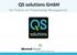 QS solutions GmbH Ihr Partner im Relationship Management