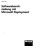 Lothar Zeitler. Softwarebereitstellung. Microsoft Deployment. Microsoft