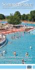 Sommerbaden. Schwimmen Sauna Fitness. Öffnungszeiten und Preise Frankfurts erfrischende Schwimmbäder. gültig ab Mai