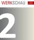 WERKSCHAU. Das Magazin der Reinhard Hesse GmbH über Partner, Profile und Projekte