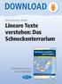 DOWNLOAD. Lineare Texte verstehen: Das Schneckenterrarium. Ulrike Neumann-Riedel. Downloadauszug aus dem Originaltitel:
