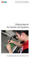 Elektroniker/in für Geräte und Systeme. Ausbildung bei der Eckelmann AG