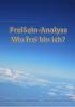 FreiSein-Analyse Wie frei bin ich?