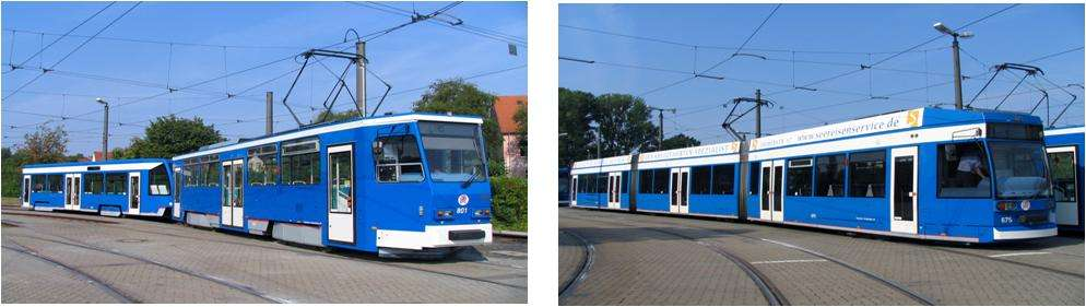 Fahrzeuge Straßenbahn: seit 1994 Einsatz von Niederflur-Zügen seit 2003 100% der Züge