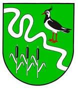 1.5.2 Beispiel für ein "Natur"-Wappen: Gemeinde Meggerdorf, Kreis Schleswig-Flensburg "Der Flusslauf Sorge, im Wappen dargestellt durch das stark bewegte Band, teilt das Gemeindegebiet in ein