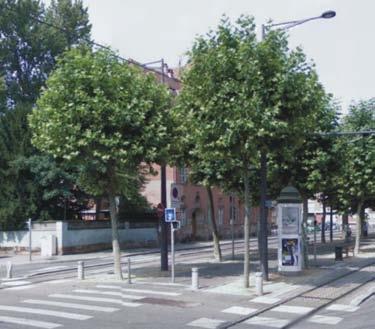 Merkmale französischer Straßenraumgestaltung > soweit möglich Anlage von Radwegen, insbes.