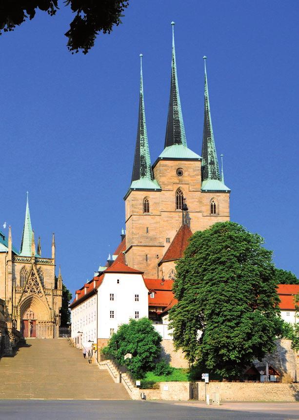 Destination IIIIIIII Die 1270-jährige Landeshauptstadt Thüringens wird geprägt durch einen der am besten erhaltenen mittelalterlichen Stadtkerne Deutschlands und könnte mit ihrem wiederentdeckten