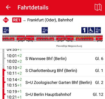 VBB-App Bus & Bahn mit