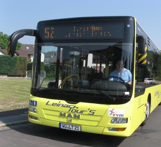 4. BürgerBus Leinach BürgerBus wird Linienbus Im Juli 2010 wurden 4 Fahrten von Montag bis