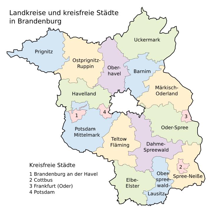 1. DER LANDKREIS BARNIM DATEN Kreisstadt: Eberswalde Fläche: 1.500 km 2 Einwohnerzahl: 174.