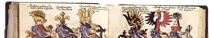 Conrad Grünenbergs Wappenbuch, 1483 Das Studium der
