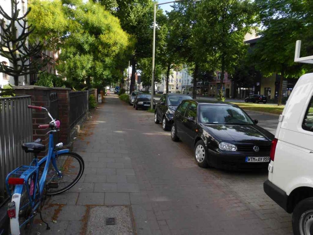 Protected Bike Lanes Osnabrück Beispiel aus