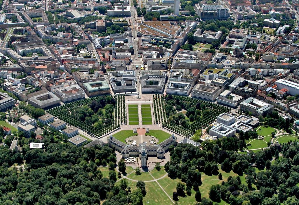 Karlsruhe die geplante Stadt Stadt Karlsruhe 14.06.