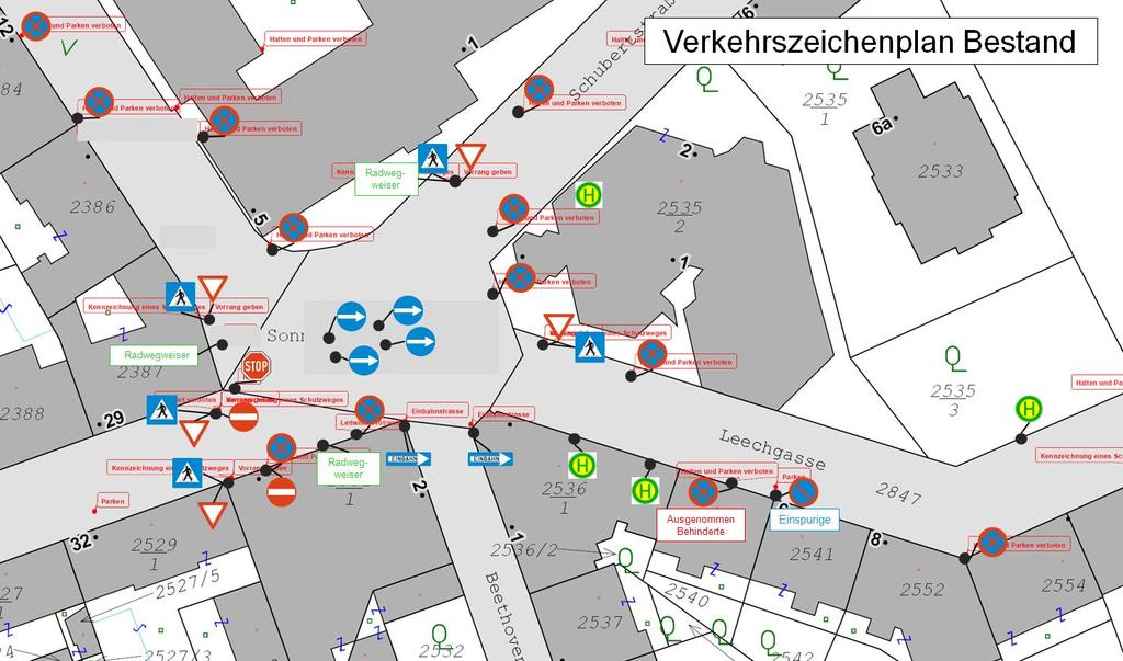 Sonnenfelsplatz Graz Verkehrsregelung vorher