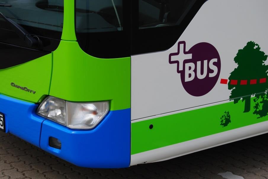 Der PlusBus kurz erklärt Der Kern: Zeitnaher Bahn-Bus Übergang Maximal