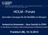 HOLM - Forum. Innovative Lösungen für die Mobilität von Morgen! Verlässliche Reiseketten Neue Qualität im ÖPNV
