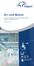 An- und Abreise. Informationen für behinderte und mobilitätseingeschränkte Passagiere am Flughafen Frankfurt