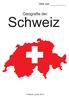 Heft von. Geografie der Schweiz