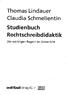 Thomas Lindauer Claudia Schmellentin Studienbuch Rechtschreibdidaktik