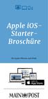 Apple ios- Starter- Broschüre