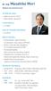 Dr.-Ing. Masahiko Mori