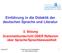 Einführung in die Didaktik der deutschen Sprache und Literatur 3. Sitzung Grammatikunterricht ODER Reflexion über Sprache/Sprachbewusstheit